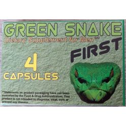 GREEN SNAKE FIRST - 4 db potencianövelő