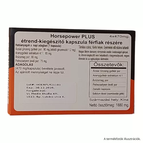 HORSEPOWER PLUS – 4 kapszula