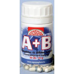   A+B - Acidophilus és Bifidus tartalmú étrend-kiegészítő - 90 db 