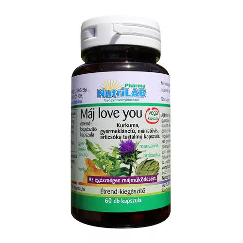 NutriLAB Máj love you vega kapszula 60x
