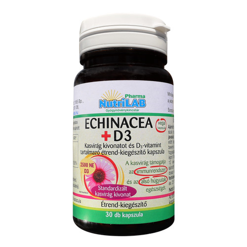 NutriLAB Echinacea + D3 vitamin vega 30X