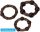 Pro Rings Frosted Black set - 3 db