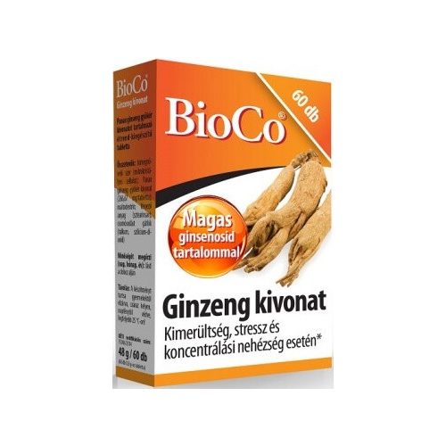 BioCo Ginzeng kivonat - 60 tabletta