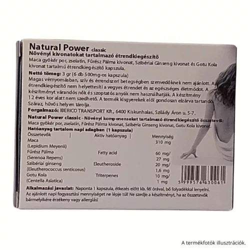 Natural Power - 6 kapszula
