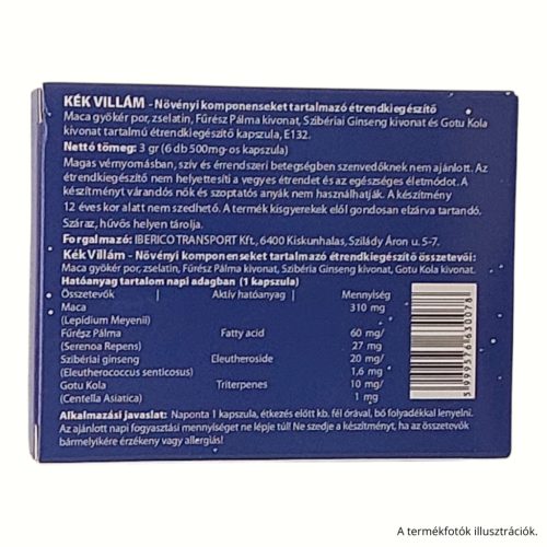 KÉK VILLÁM – 6 kapszula