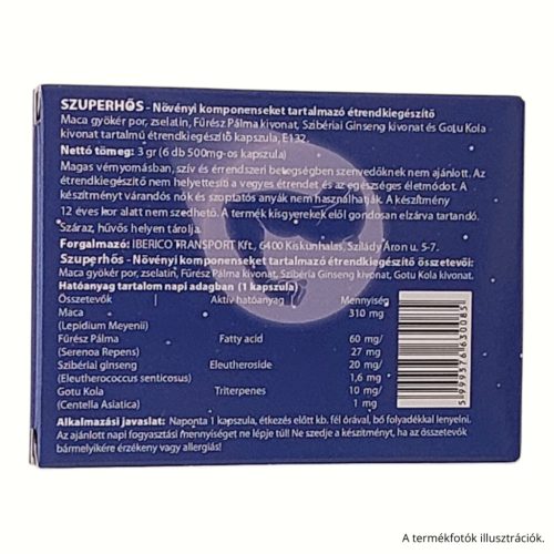 SZUPERHŐS - 6 kapszula