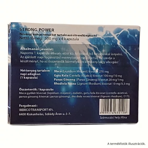STRONG POWER – 4 kapszula