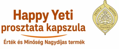 Happy Yeti férfi vizelési panaszokra 7 aktív összetevővel - 60 db kapszula