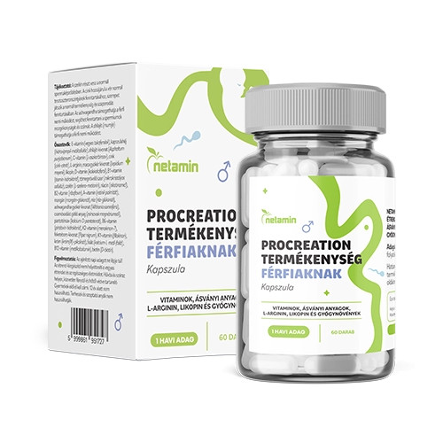 Netamin ProCreation Termékenység Férfiaknak kapszula - 60 db