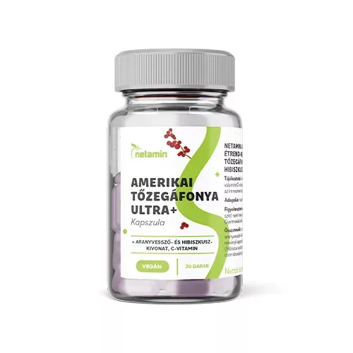 Netamin Amerikai Tőzegáfonya ULTRA+ kapszula - 30 db