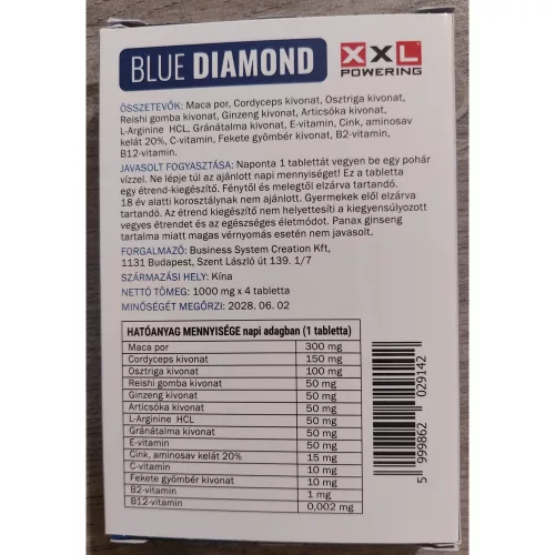 BLUE DIAMOND - 4 db tabletta