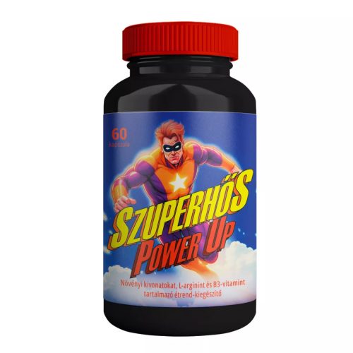 Szuperhős Power Up kúraszerú potencianövelő kapszula - 60 db