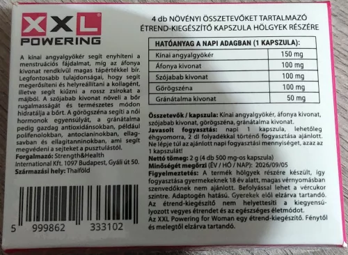 XXL POWERING FOR WOMEN - 4 DB