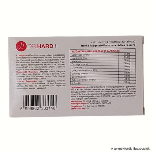 DR. HARD+ – 4 kapszula
