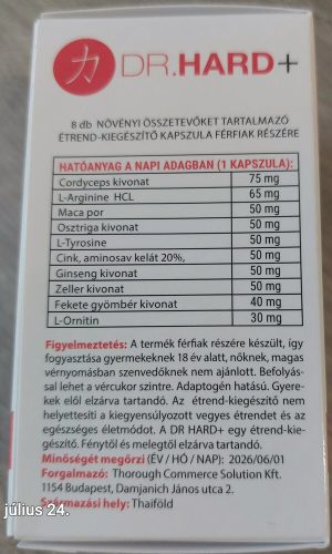 DR. HARD+ by XXL POWERING - 8 db potencianövelő