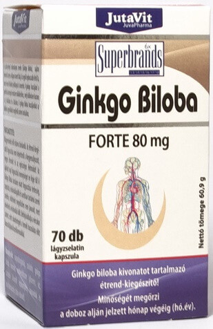 JutaVit GINKGO BILOBA FORTE - 70 db