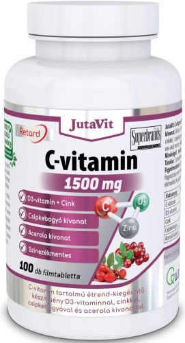 JutaVit C-1500 + D3 vitamin + Cink - 100 db
