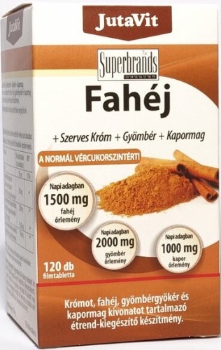 JutaVit Fahéj - 120 db tabletta