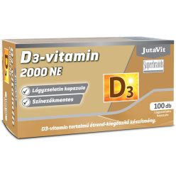 JutaVit D3-vitamin 2000NE - 100 db lágykapszula