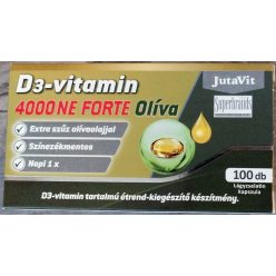   JutaVit D3-vitamin 4000NE Olíva Forte - 100 db lágykapszula