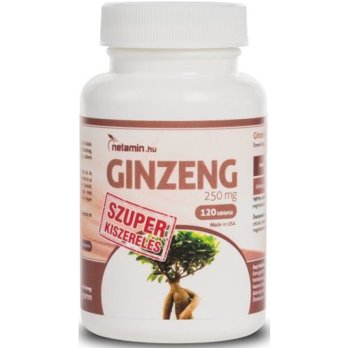 Netamin Ginzeng 250 mg - 120 db tabletta