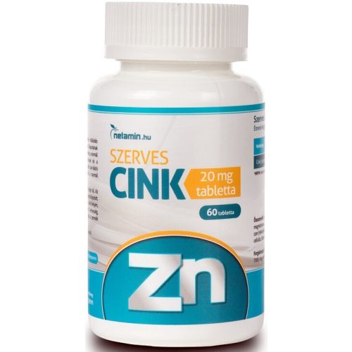 Netamin Szerves Cink 20 mg - 60 db tabletta