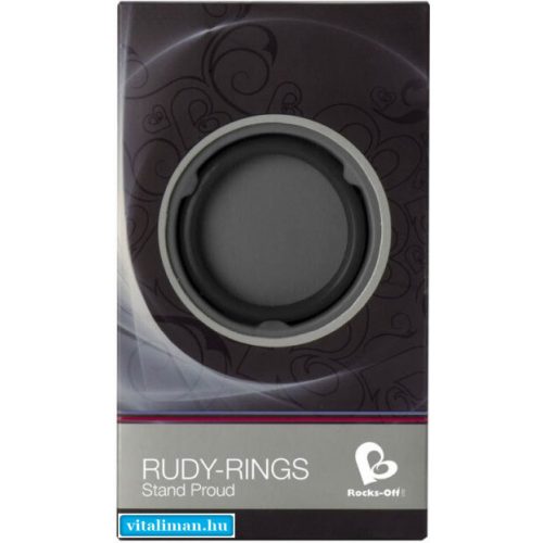 Rocks-Off Rudy-Rings - Black - 1 db