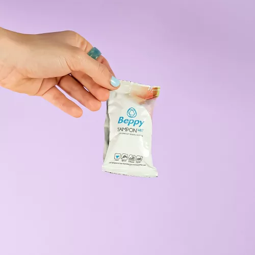 Beppy  Tampon WET - Lubricated sponge tampon - 4 pieces