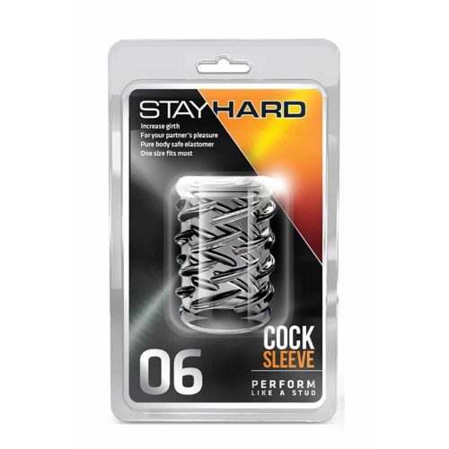 Stay Hard Cock Sleeve 06 Clear