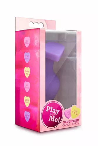 Naughtier Candy Heart Fuck Me Purple