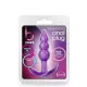 B YOURS TRIPLE BEAD ANAL PLUG PURPLE