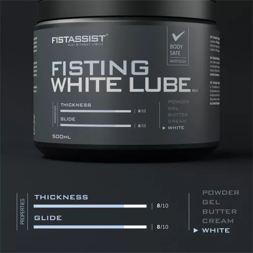 Fist Assist Fisting White Lube 500ml