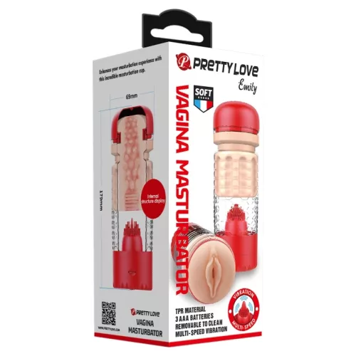Pretty Love Emily Masturbator Red