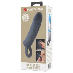 Pretty Love Realistic Penis Sleeve Black III