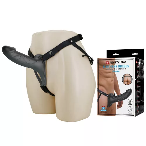 Pretty Love Landon Harness Briefs Black