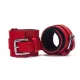Hand Cuffs Grain Leather Red/Black_B0O25_3