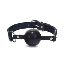 Silicone Ball Gag Black