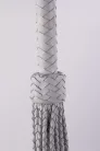 Kid Handle Kid Leather Braided Tails White_B15O25_3
