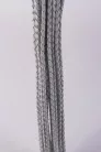 Kid Handle Kid Leather Braided Tails White_B15O25_3