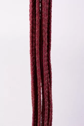 Kid Handle Kid Leather Braided Tails Pink_B15O25_3