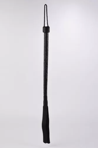 28" Kid Leather 9 Tails Flogger Black_B15O25_3