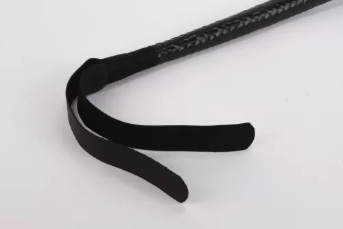 28" Kid Leather 9 Tails Flogger Black_B15O25_3