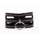 Designer Traingo Collar Made in Calf Softy Leather Black