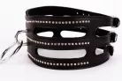 Designer Traingo Collar Made in Calf Softy Leather Black