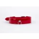 Patent Leather with Lamb Leather Backing Red