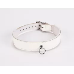 Patent Leather with Lamb Leather Backing White