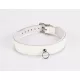 Patent Leather with Lamb Leather Backing White