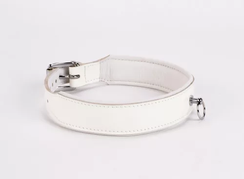 Patent Leather with Lamb Leather Backing White