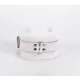 Handcuff Design Made in Calf Softy Leather White