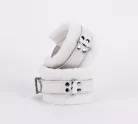 Handcuff Design Made in Calf Softy Leather White